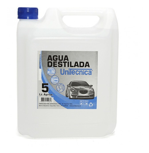 Agua Destilada 5 Lt