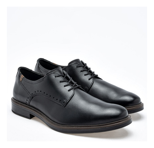 Zapato Vestir De Hombre Flexi Negro 120-570