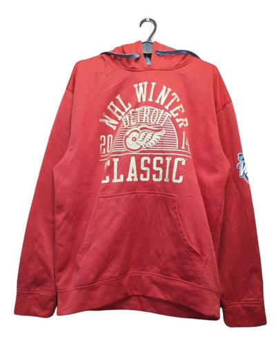 Buzo Hoodie Detroit Red Wings Nhl Talle L Sku  H92 