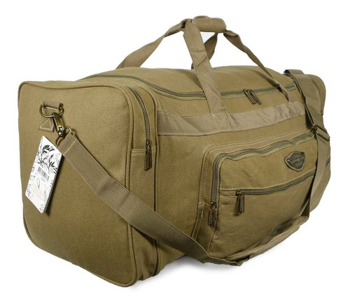 Imagem 3 de 6 de Bolsa De Viagem Grande Lona Reforçada 75 Litros Denlex 75 Cm