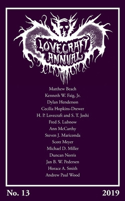 Libro Lovecraft Annual No. 13 (2019) - Joshi, S. T.