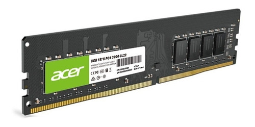 Memoria Ram Acer Ud100 Black Ddr4 2666mhz 16gb Non-ecc