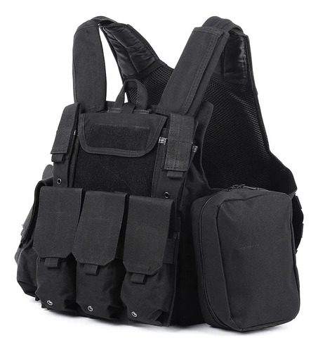 Chaleco Tactico  Paintball Tactica Bolsos Removibles Airsoft