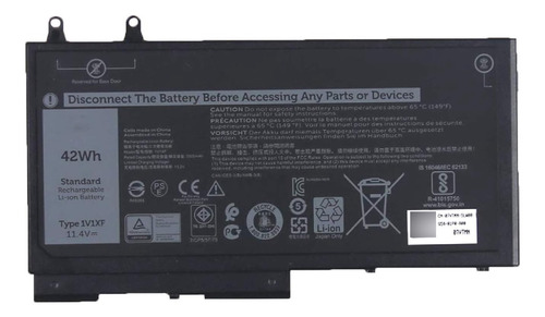 Bateria (1v1xf) Para Dell Latitude 5400 5410 5500 5510 Serie