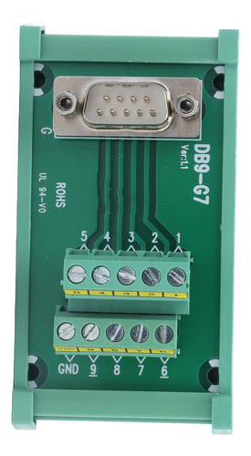 Placa Adaptadora De Conector Db9 A Terminal, Placa Pcb Recta