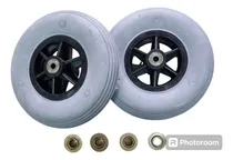Comprar 2 Ruedas 200 + 4 Rulemanes Silla De Ruedas Silfab Carequip I
