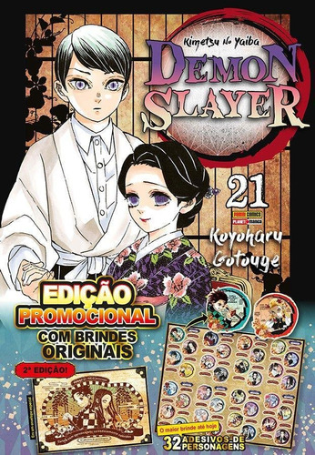 Demon Slayer - Kimetsu No Yaiba Vol. 21 - Edição Especial, De Koyoharu Gotouge., Vol. 21. Editora Panini, Capa Mole Em Português, 2022