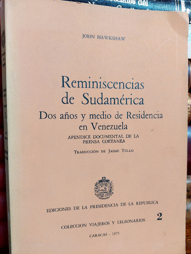 Reminiscencias De Sudamérica, John Hawkshaw