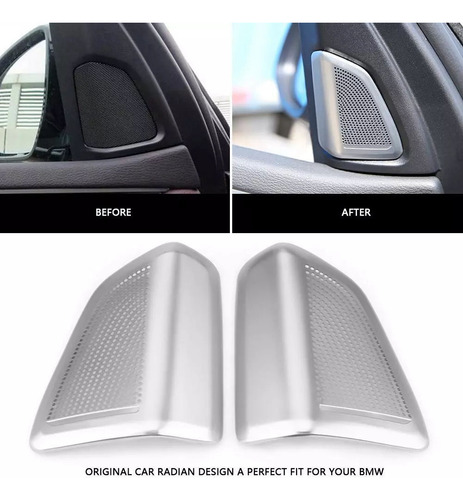 1 Par De Fundas De Tweeter Con Diseño De Coche Para Puerta Y