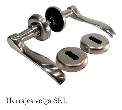 Imagen 2 de 7 de Manija Verona Currao Doble Bronce Platil Pack 5