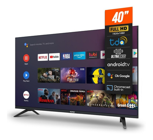 Imagen 3 de 7 de Smart Tv 40 Pulgadas Led Full Hd Netflix Youtube Con Android