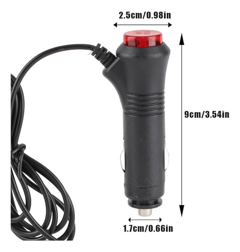 Cable Adaptador Cenicero Enchufe Alimenta 12v-24v Auto Suv