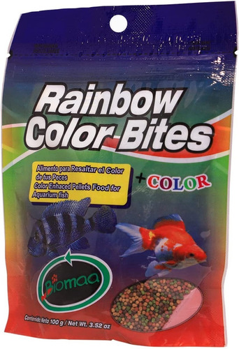 Rainbow Color Bites De 100 Gramos Biomaa