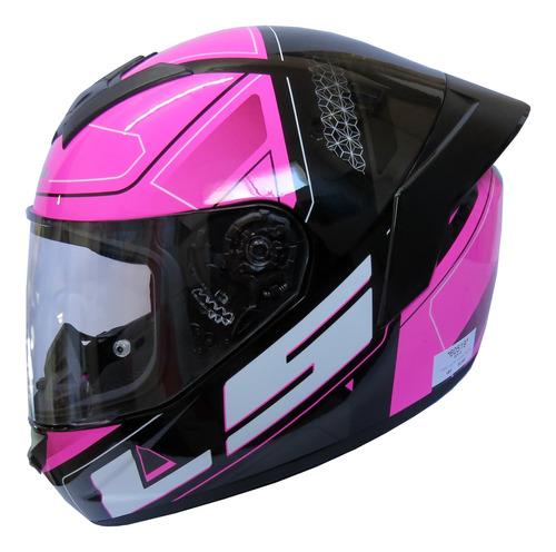 Casco Integral Ls2 Ff352 Rookie Diseño Ultra Pink