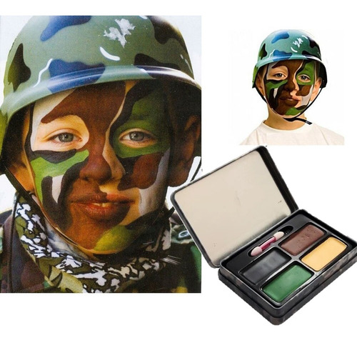 Intolerable Colleague Authentication Maquillaje Pintura Para Camuflaje Táctico Militar | MercadoLibre