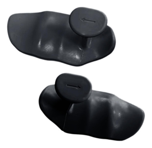 2 Piezas De Gimnasio Levantamiento De Pesas Palma Palm Negro