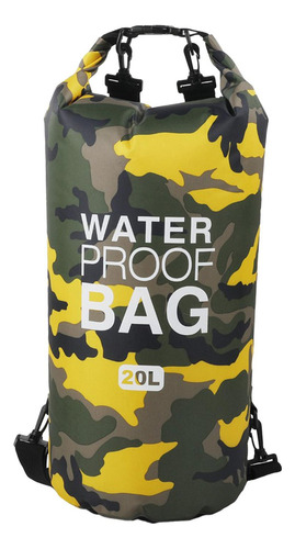 Saco Seco Flotante, Bolsa Seca Impermeable Con Mochila 20l