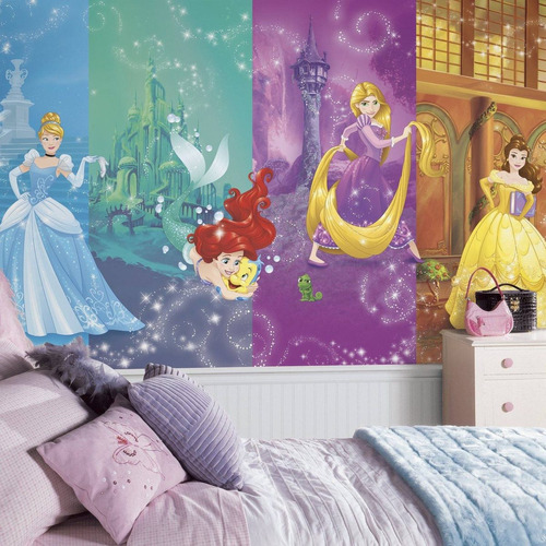 Vinilo Decorativo Pared [1c41ql5k] Princesas Disney