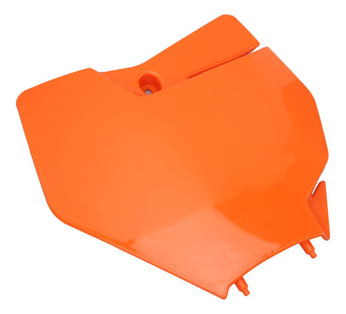 Placa De Matrícula Delantera De Moto Naranja De Plástico Abs
