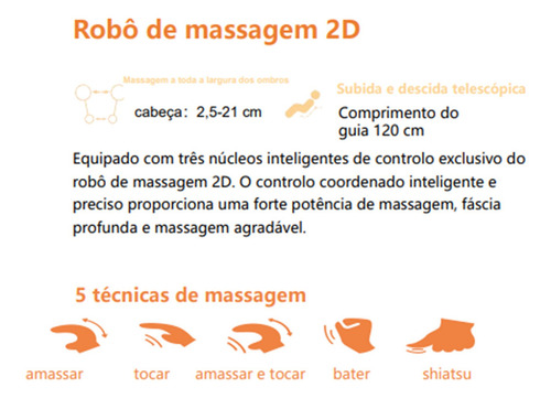 Poltrona De Massagem Bluetooth Calha Sl Compacta