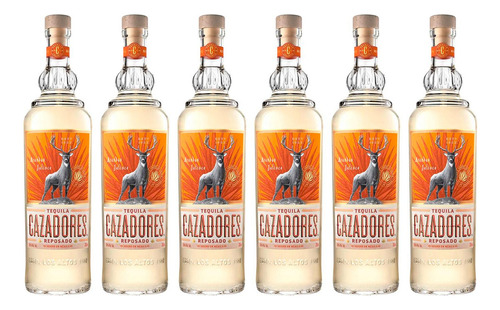 Pack De 6 Tequila Cazadores Reposado 700 Ml