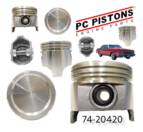 Piston Gm Caprice Impala 267 V8 4.4l Std Pc Piston 74-20420