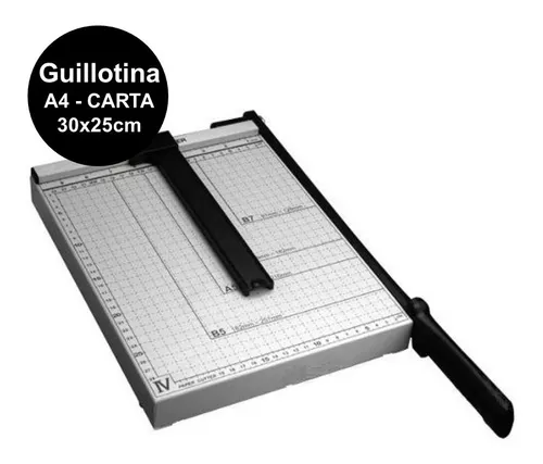 GENERICO Guillotina Corta Papel A4 Tamaño Carta 25x30cm MAS002