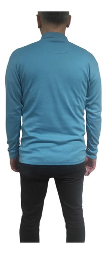 Media Polera Interlock Puro Algodon Abrigo Invierno Suave