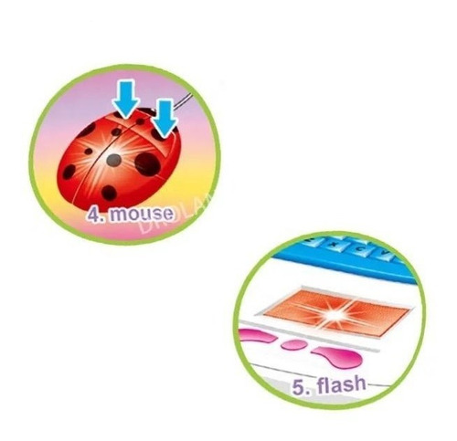 Laptop Educativo Infantil Musical Interativo Com Luzes E Som