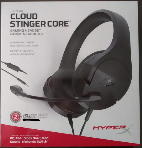 Audífonos Gamer Hyperx Cloud Stinger Core Negro (Usado)