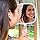 Espejo De Mano Grande Mirrorvana® Con Mango Cómodo Para Muje