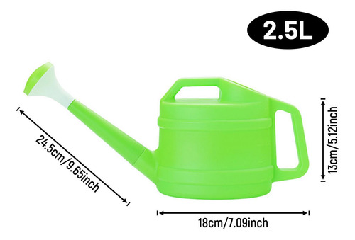 Regadera De Jardín Regadera De Flores De 2.5l Para Plantas