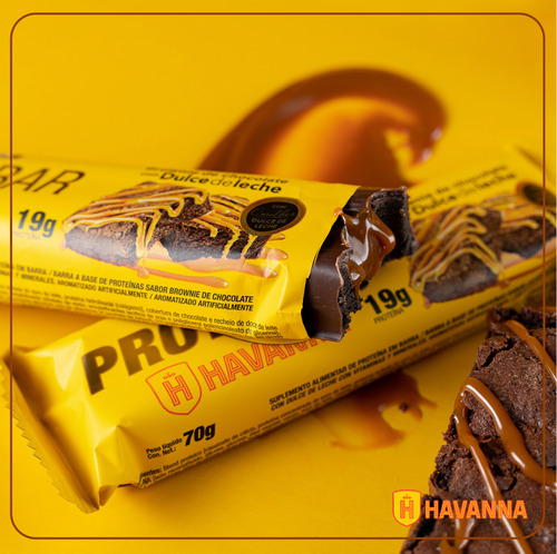Barra Proteína Protobar Havanna Cx 8 Uni -lançamento Nutrata