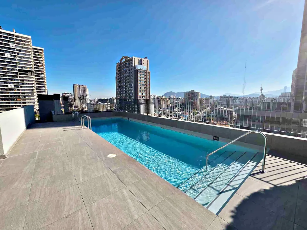Imagen 1 de 15 de Studio Con Terraza Nuevo - Metro Ñuñoa