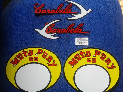Calcomania,vinil,stickers. Para Moto Carabelas Pony 1