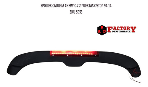 Cola De Pato Chevy C-2 2 Puertas Con Stop 1994-2014