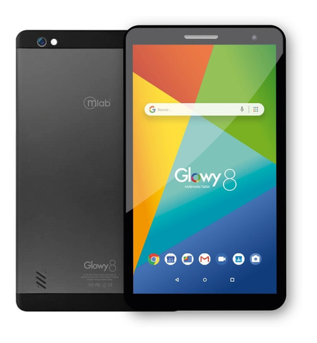 Tablet Mlab Glowy 8 Pulgadas 16gb Rom 2gb Rom 4g Lte Negro