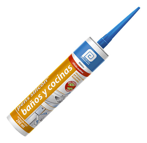 Pepe Silicón Pennsylvania Baños Y Cocinas 280 Ml 3 Pzs Colores Blanco