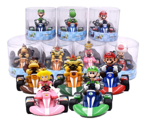 Carritos De Fricción De Mario Kart Mario Y Luigi