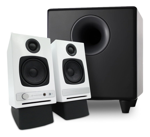 Audioengine Sistema Musica Casera Hd3 Blanco Subwoofer Negro