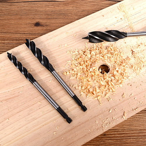 Broca Espiral P/ Madera 10mm Encastre Hexagonal Profesional