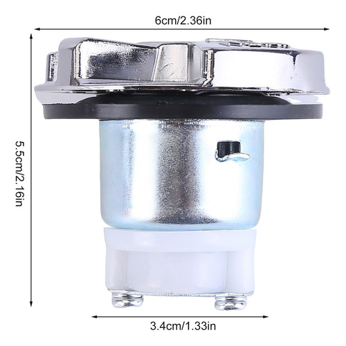 Tapón Gasolina Toyota Hilux Bj4 Fj40 Fj45 Fj55 Hj45 Chasis