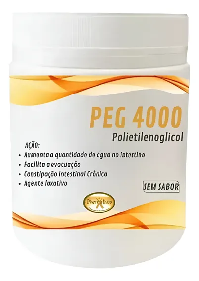 Regulador Intestinal Peg 4000 C/ 200g E Medidor Alta Pureza Sem Sabor