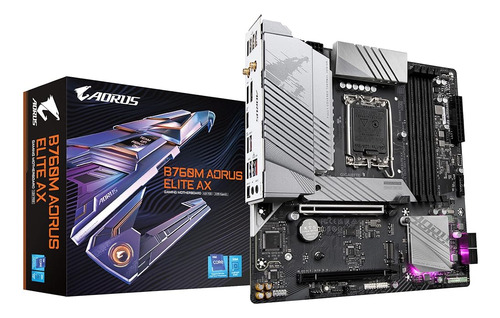 Placa Madre Gigabyte B760m Aorus Elite Ax Lga 1700 Intel