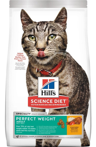 Alimento Para Gato Hill's Sd Adult Perfect Weight 6.8kg
