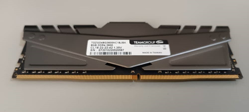 T-force Darkz Módulo De Memoria (8 Gb, 3600 Mhz, Cl18, Ddr4) (Usado)