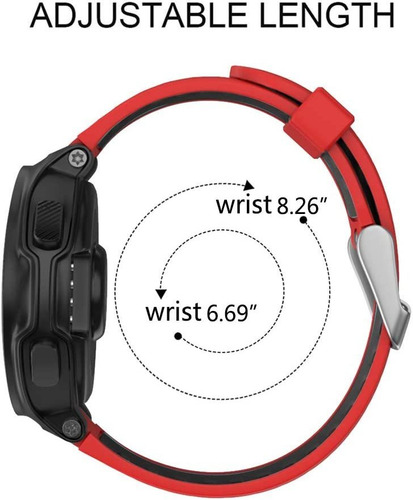 Correa Para Reloj Isabake , Silicona Suave, Hebilla Metálica