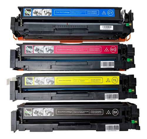 Kit Toner Cf510a Cf511a Cf512a Cf513a M180 M154 M181 M180nw