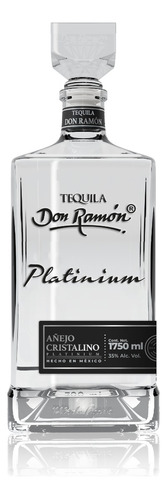 Teq. Don Ramón Añejo Cristalino Platinium 1750 Ml Caja 4pack