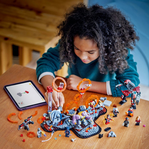 LEGO® | Marvel Batalla Final de Avengers: Endgame 76323; con 9 minifiguras, entre ellas Iron Man, Iron Spider y Pantera Negra, Regalo para Niños y Niñas 10+